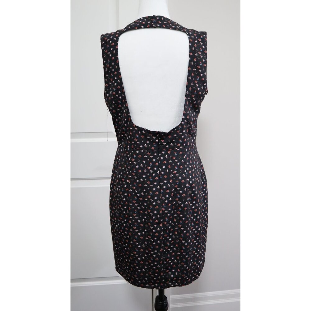 Zara Open back Floral Dress Large